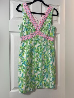 jocelyn short sleeve linen dress Lilly Pulitzer | Dresses | Nwt Lilly Pulitzer Jocelyn Short Sleeve Linen Swing Dress Sz S Boca Blue